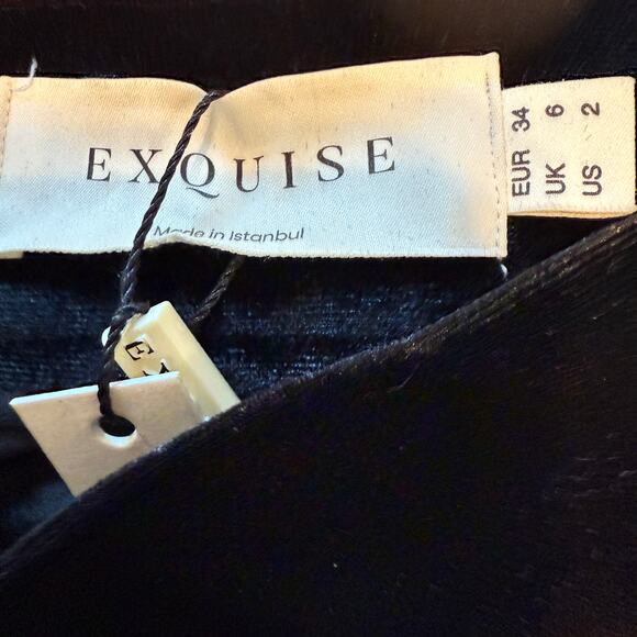 Women's Exquise Tulle Black Polka Dot Midi Arlo Skirt Size Size 2 NEW - Picture 5 of 12